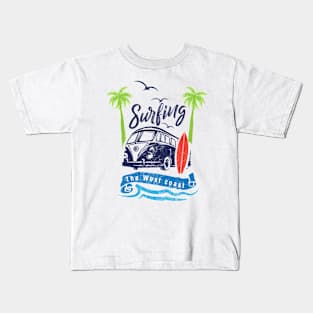 surfing cost Kids T-Shirt